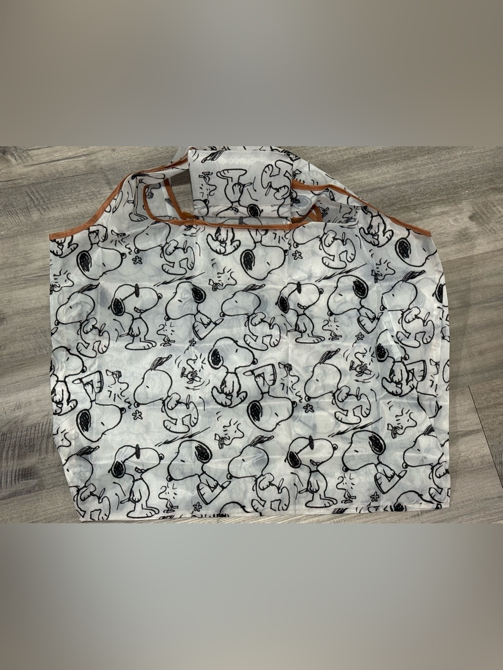 Large 15 x 20inches Snoopy Foldable Reusable Shopping Bag